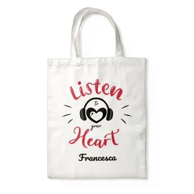 Borsa Personalizzata - Listen to your heart