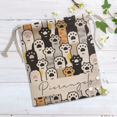 Sacchetti regalo - Impronte di cane