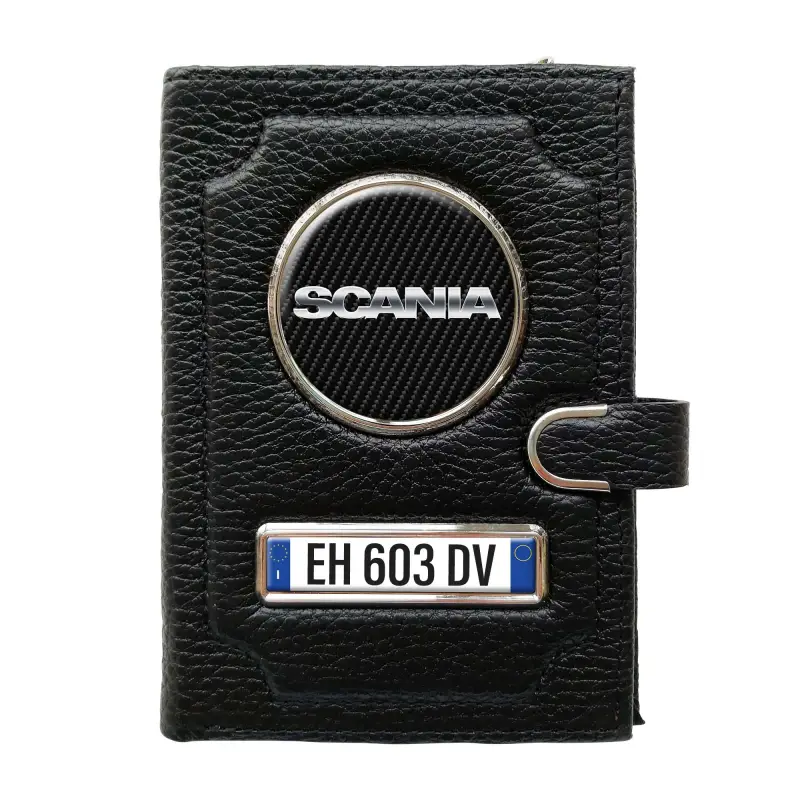 Portafoglio con scomparto per il denaro con clip - Scania