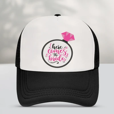 Cappello personalizzato - Here comes the bride