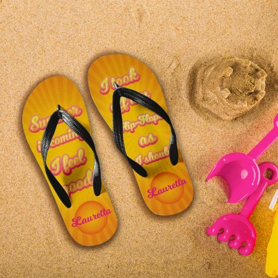 Infradito estivi personalizzati - Ho portato a spasso le mie infradito