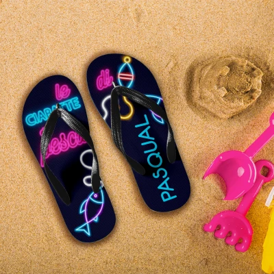 Infradito estivi personalizzati - Infradito da pesca