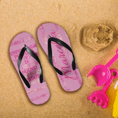 Infradito estivi personalizzati - Profuma di estate di nuovo