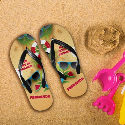Infradito estivi personalizzati - Shh vacanza