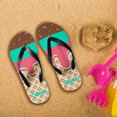 Infradito estivi personalizzati - Gelato