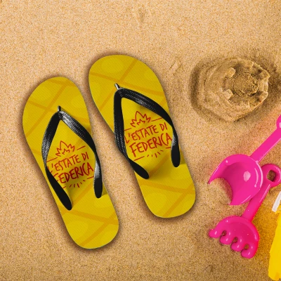 Infradito estivi personalizzati - Sole estivo