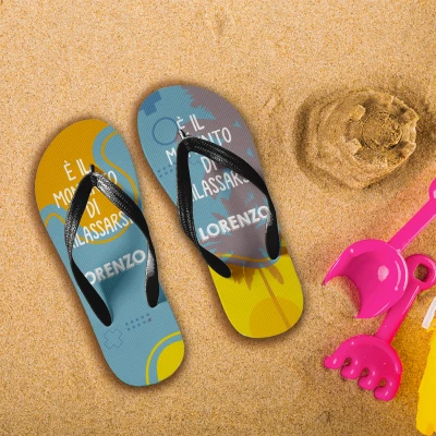 Infradito estivi personalizzati - Tempo di relax