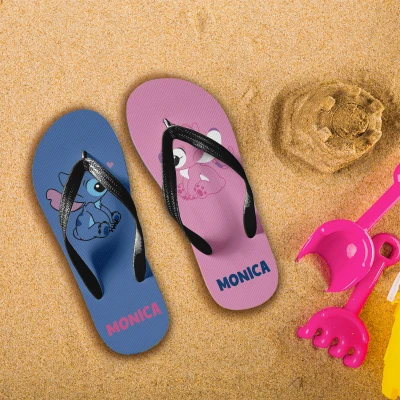 Infradito estivi personalizzati - Lilo e Stitch