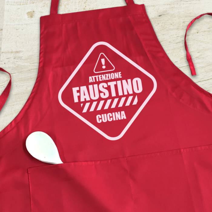 Grembiule da cucina - Attenzione!