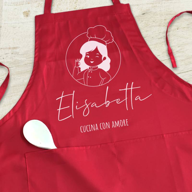 Grembiule da cucina - Cucina con amore