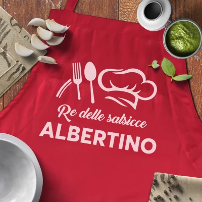 Grembiule da cucina - Re delle Salsicce