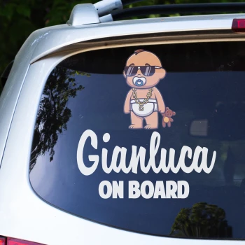 Adesivi per auto personalizzati