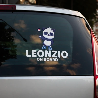 Adesivo auto Panda