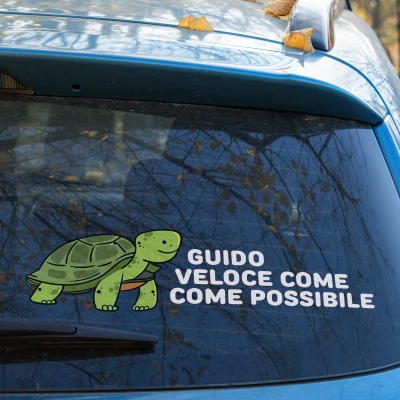 Adesivo auto Tartaruga