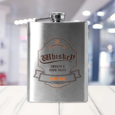 Bottiglia da tasca - Liscio e di buon gusto