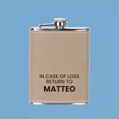 Fiaschetta da tasca - In case of loss