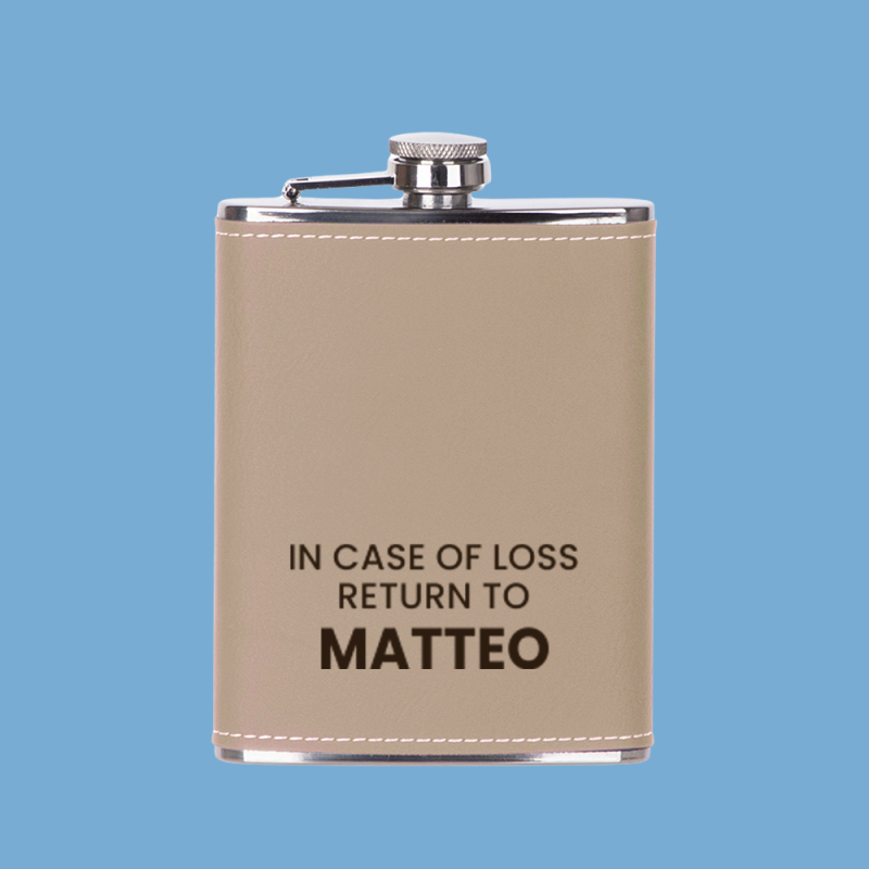Fiaschetta da tasca - In case of loss