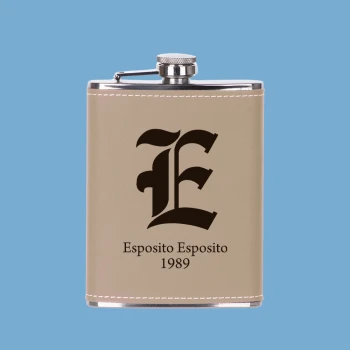 Fiaschette tascabili in ecopelle personalizzate