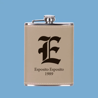 Specchio da tasca - Iniziale + Anno