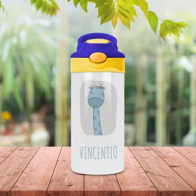 Bottiglie per bambini - Giraffa blu