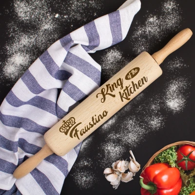 Mattarello personalizzato - Con corona