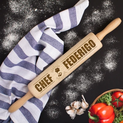 Mattarello personalizzato - Chef