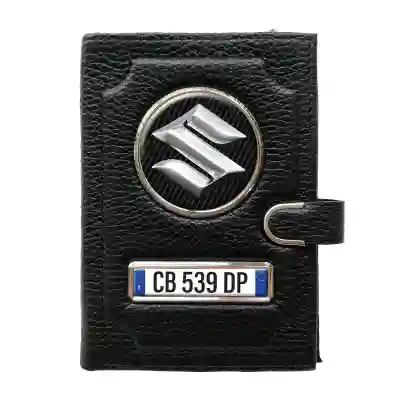 Portafoglio con scomparto per il denaro con clip - Suzuki Silver