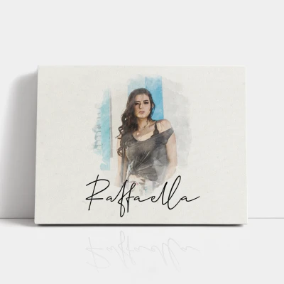 Quadro personalizzato - Colori ad acquerello