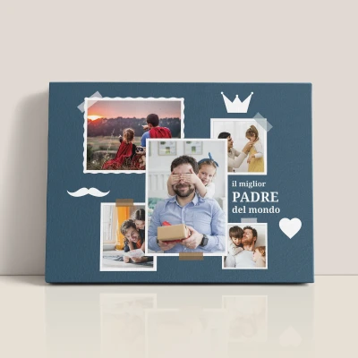 Quadro personalizzato - Il miglior padre
