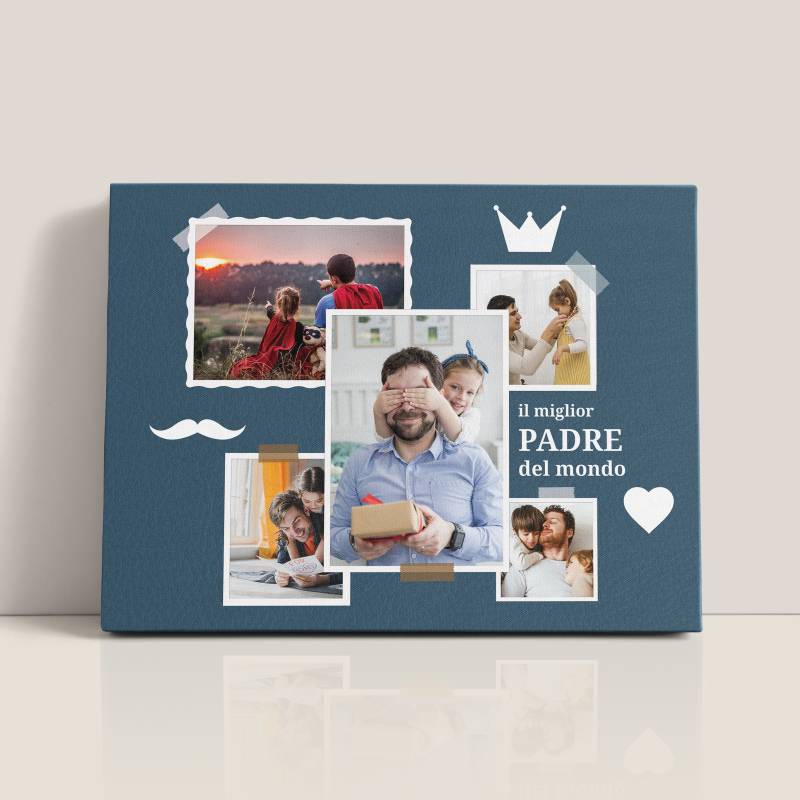 Quadro personalizzato - Il miglior padre