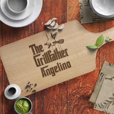 Tagliere Personalizzato in legno massiccio - The GrillFather