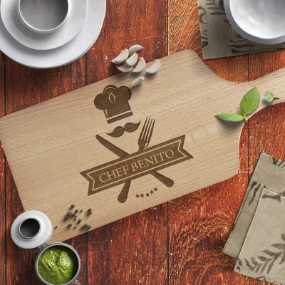 Tagliere Personalizzato in legno massiccio - The Best Chef