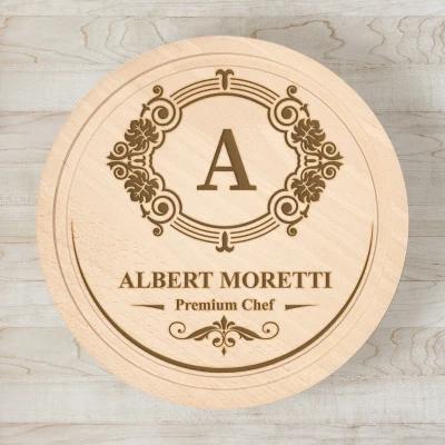Tagliere Personalizzato in legno massiccio - Chef