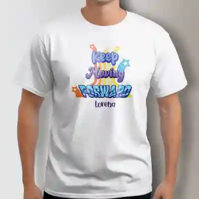 T-shirt personalizzata - Continua ad andare avanti