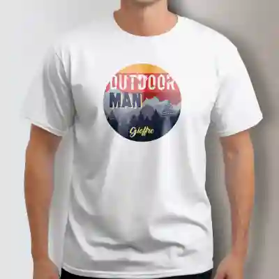 Maglietta personalizzata da uomo - Uomo all'aperto