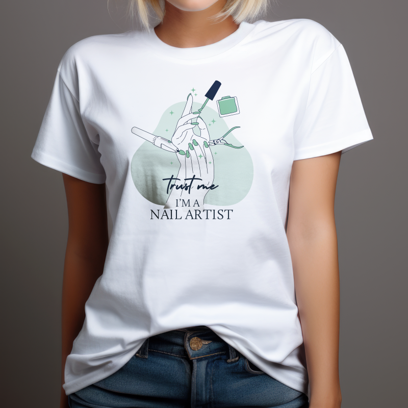 T-shirt personalizzata - Artista delle unghie