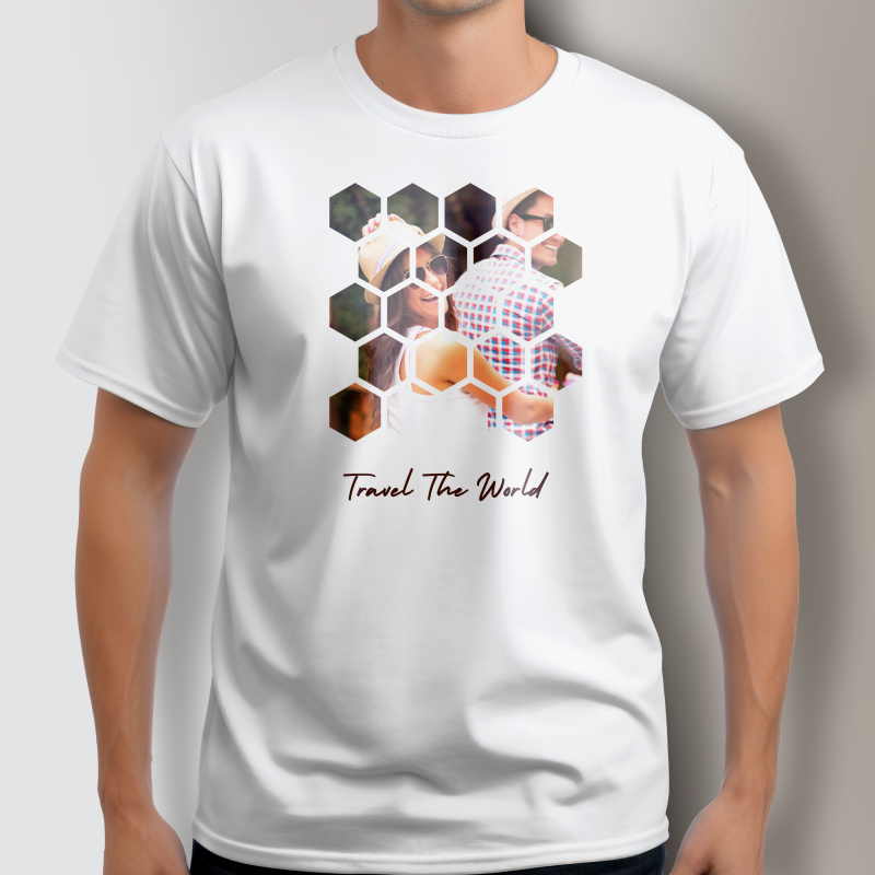 T-shirt personalizzata - Viaggia intorno al mondo
