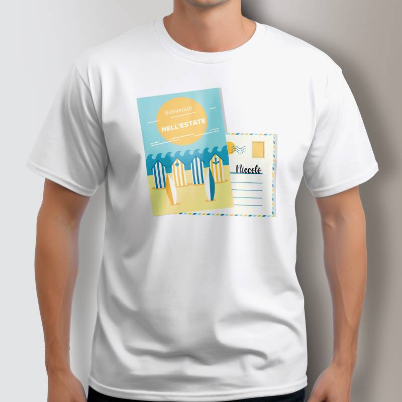 Maglietta personalizzata da uomo - Welcome Summer