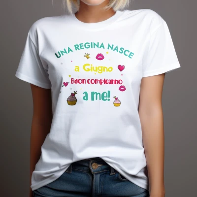 Maglietta personalizzata - Una regina