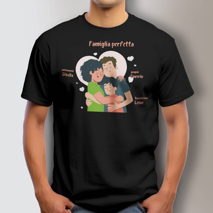 Maglietta personalizzata - Famiglia perfetta