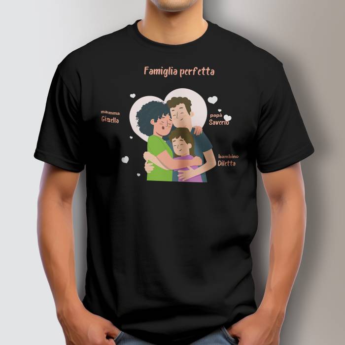 Maglietta personalizzata da uomo - Perfect Family