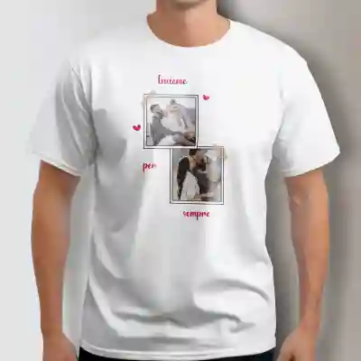 Maglietta personalizzata per uomini - Insieme per l'eternità