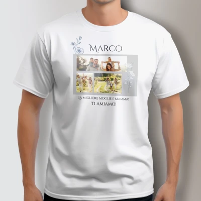 Maglietta personalizzata - La migliore moglie e mamma