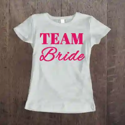 Maglietta personalizzata per l’addio al nubilato – Team della sposa