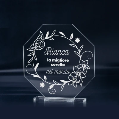 Trofeo Personalizzato - La Migliore Sorella