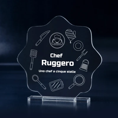 Trofeo Personalizzato - Cuoco a Cinque Stelle