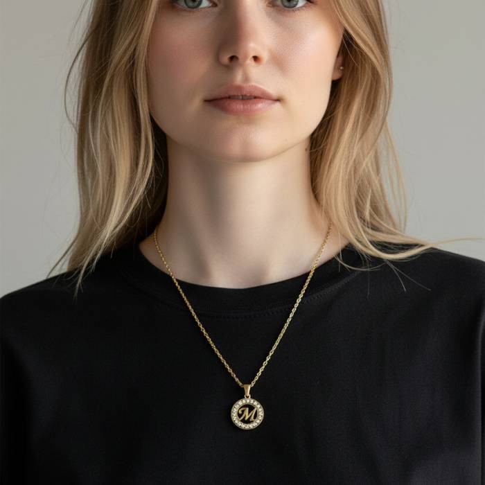 Collana personalizzata con iniziale