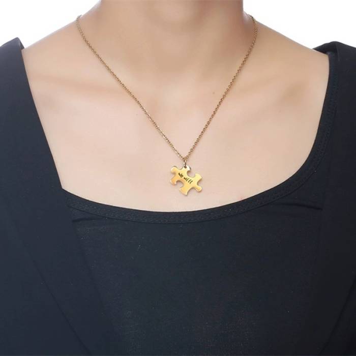 Collana puzzle personalizzata
