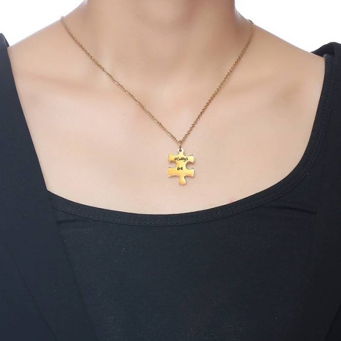 Collana puzzle personalizzata