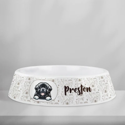 Ciotola per cani personalizzata in plastica - Razza del cane